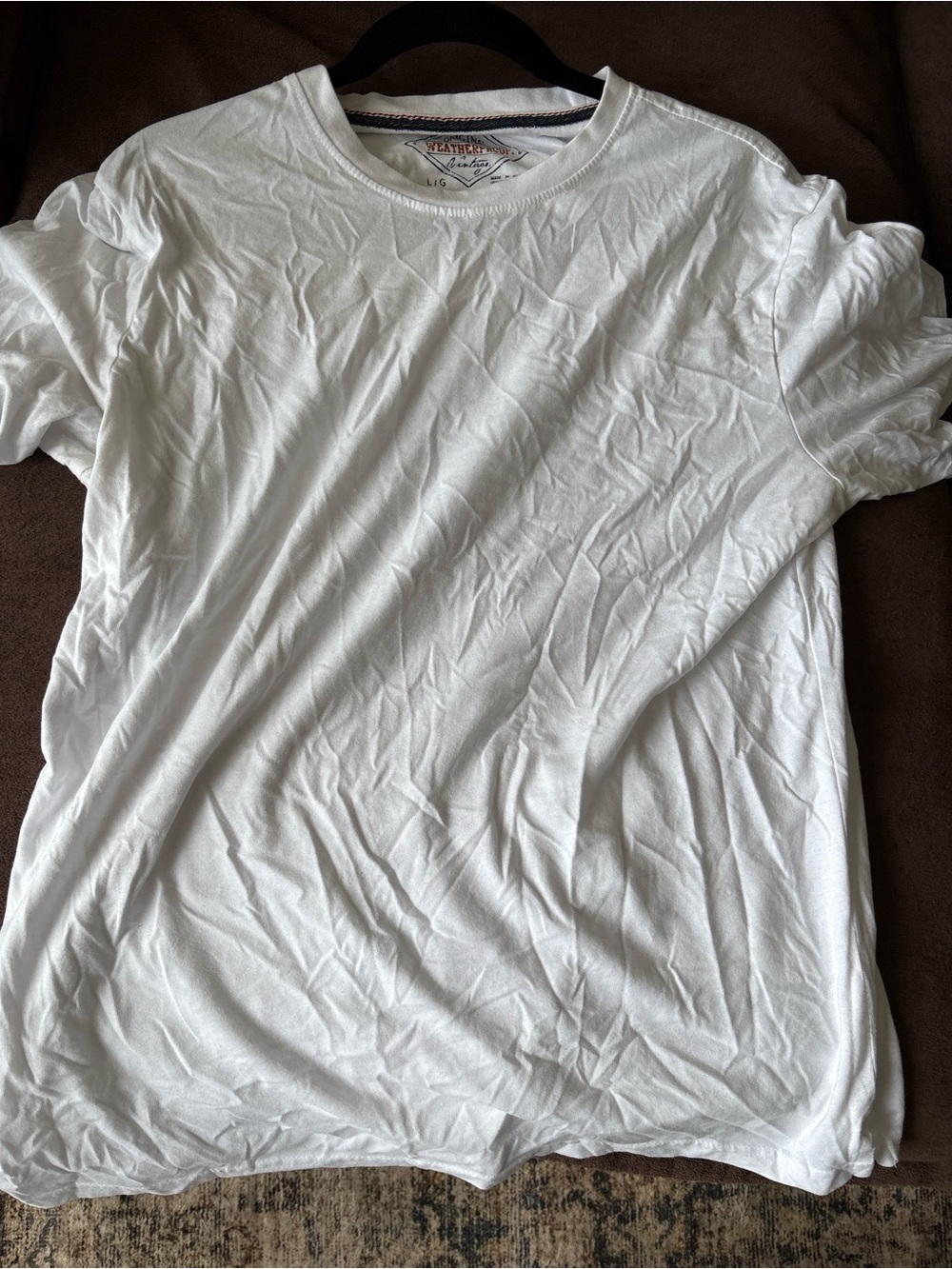 Weatherproof White Short Sleeve Crewneck T-Shirt